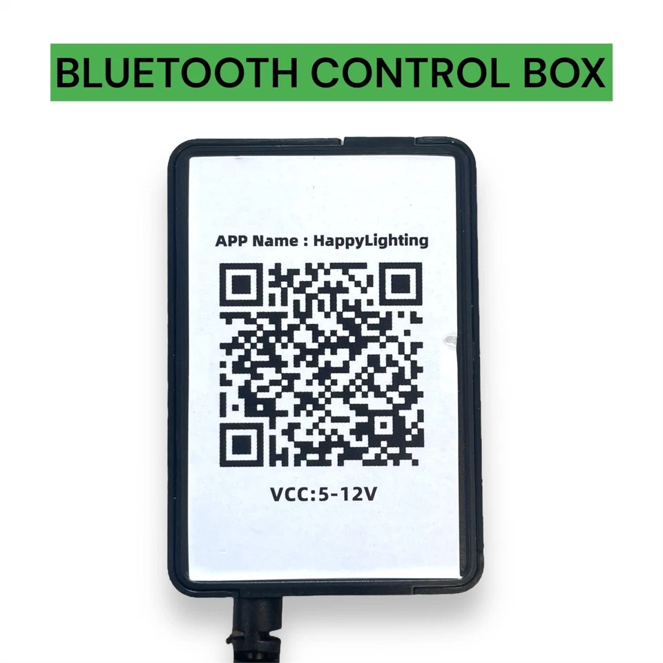 Bluetooth app remote RGB H8 H11 foglight headlight bulbs showcar multicolour - Image 2 of 4