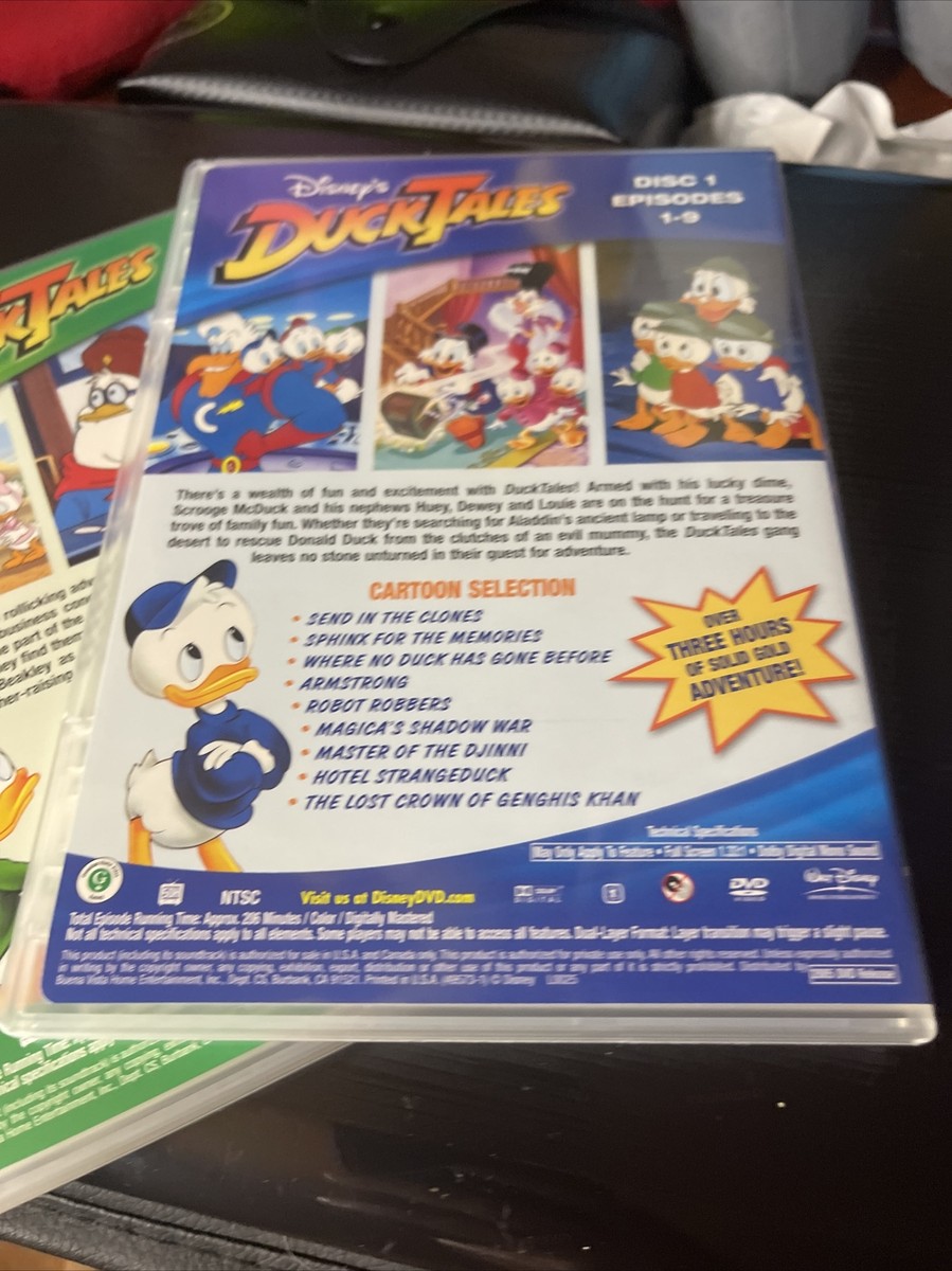 Disney's Ducktales Volume 1 DVD 3-Disc Box Set-Episodes 1-27
