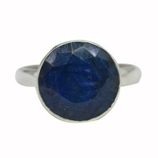 Lab-Created 3.30CT Round Cut Blue Sapphire Beautiful Women's Engagement Ring