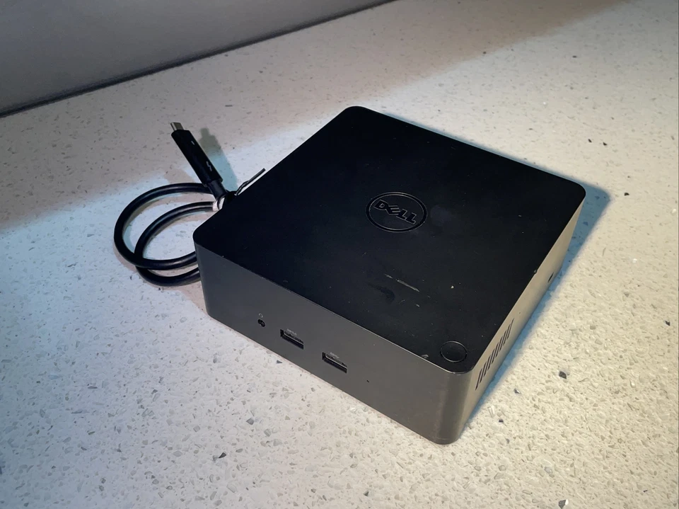 Estación de acoplamiento Dell K16A USB-C Thunderbolt 3 Dock TB16 4K HDMI DP Mini DP sin PS Foto 2 de 4
