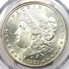 1879-S Reverse of 1878 Morgan Silver Dollar $1 Coin - PCGS AU58 - Rare Variety!