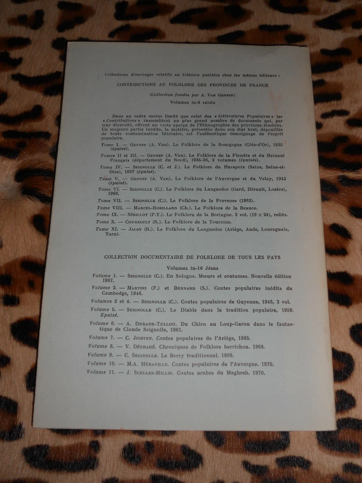 LE FOLKLORE DE LA BEAUCE n° 8 : Folklore de la peur 2 - Marcel-Robillard - 1972 - Photo 3/3