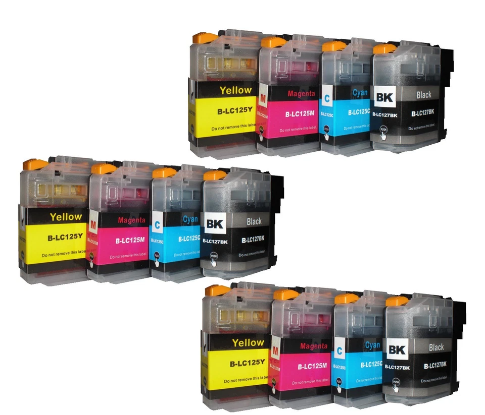 MARKENLOS 12 Druckerpatronen kompatibel mit Brother MFC- J65200DW MFC J6920DW MFC-J172DW