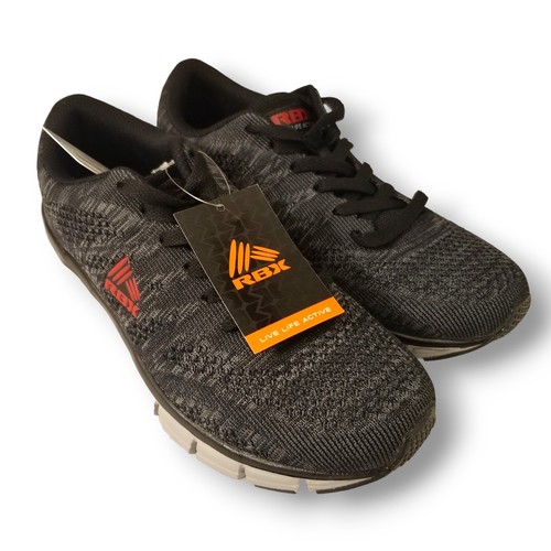 RBX Live Life Active Größe 8,5 Herren schwarz grau Backer Grad Tennis Sportschuhe