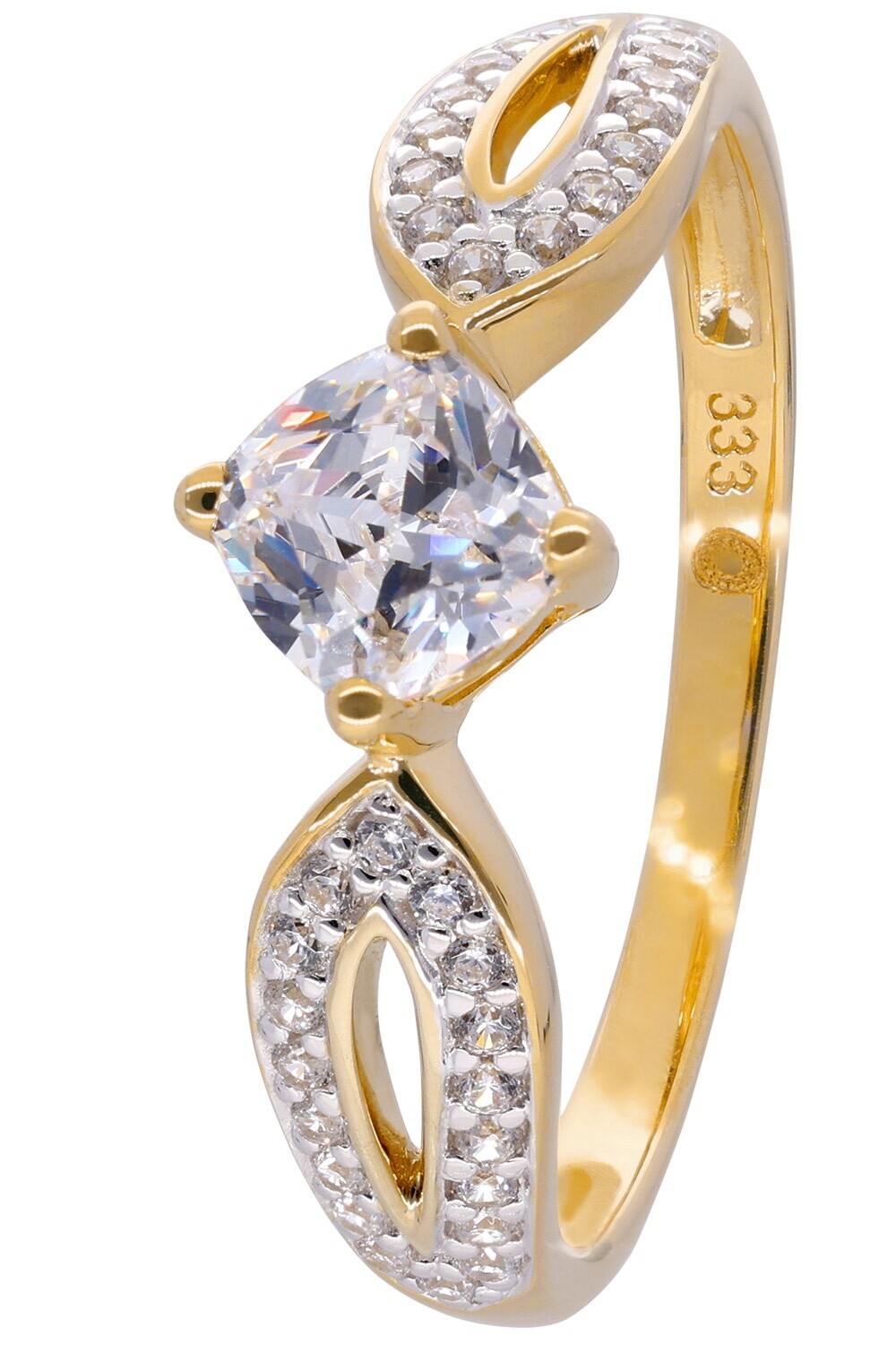 ТРЕНДОВОЕ кольцо Schmuck Damenring 333 Gelbgold из Цирконии 68149 53490₽