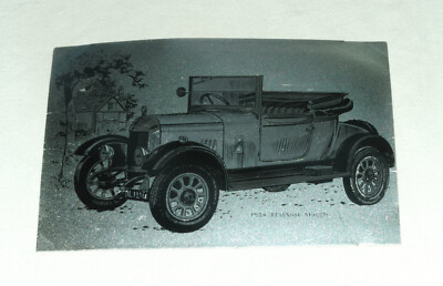F J Warren 500235 1924 Bullnose Morris alte Postkarte unbespielt