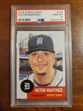 2018 Topps Living Set Baseball Victor Martinez PSA 10 