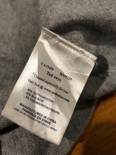 Grey Waterfall Cardigan Ted Baker London with beading on sleeves - Picture 3 of 8