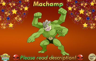 Mark McQuillan's Shiny Machamp EVENT 6IV Pokémon Sw/Sh BD/SP HOME (💯 ...