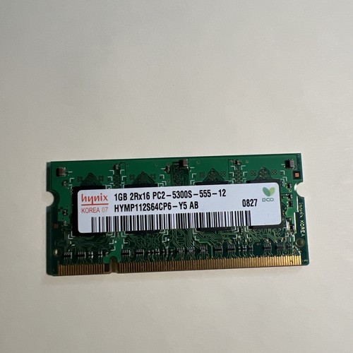 Hynix HYMP112S64CP6 Y5 AB PC2 5300S 555 12 ID10918 RAM de notebook 1 GB