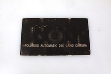 Polaroid Automatic 250 Land Camera Manual