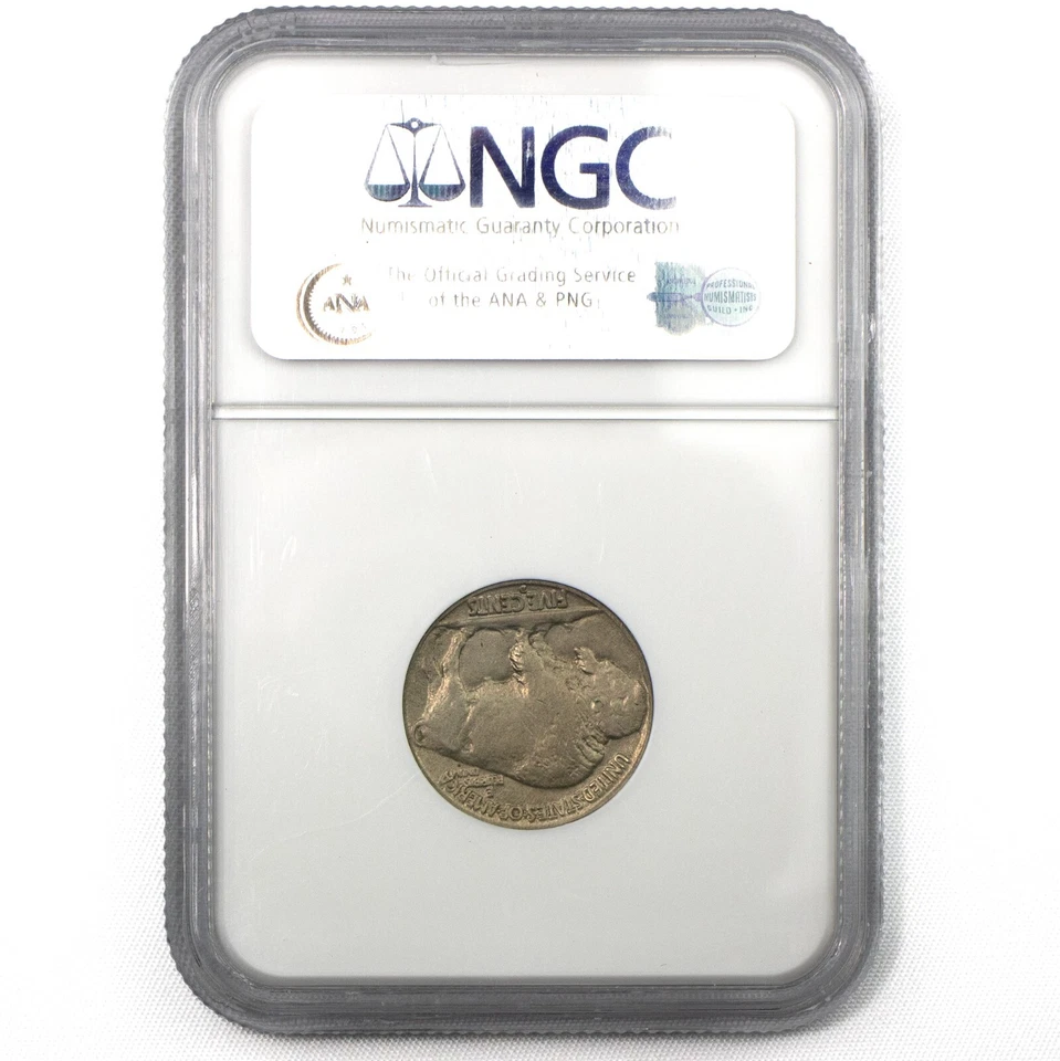 1914-D Buffalo Nickel 5c NGC XF45 Denver Mint Superb Strong Strike - Image 2 of 2