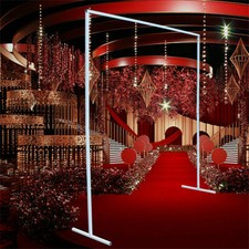 9.8ft Large Square Wedding Arch Metal Backdrop Stand Reception Party Decorations