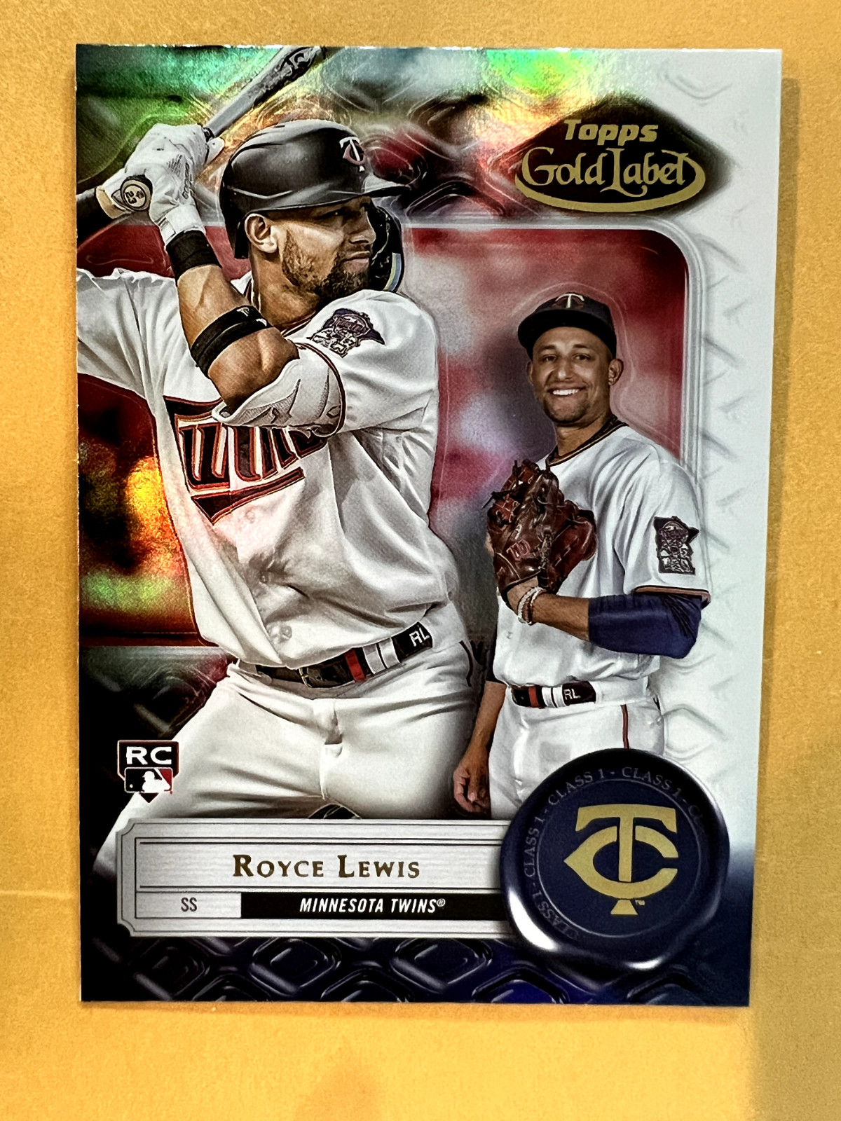 2022 Topps Gold Label Baseball Class 1 #86 Royce Lewis - Minnesota Twins Rookie