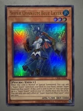 YUGIOH SUPER QUANTUM BLUE LAYER ASIA ENGLISH EDITION CR08-AE084 ULTRA RARE