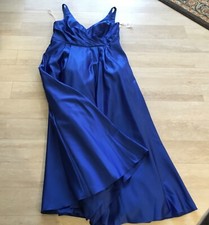 Long Satin Tank Ball Bridal dress with pockets