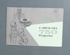KODAK CAROUSEL PROJECTOR 750 INSTRUCTIONS/135627