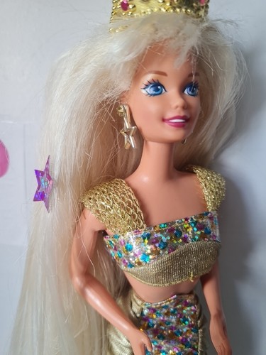 BARBIE MATTEL JEWEL HAIR MERMAID 1995 #14586 Sirena VINTAGE SIRENETTA BAMBOLA - Foto 2 di 8