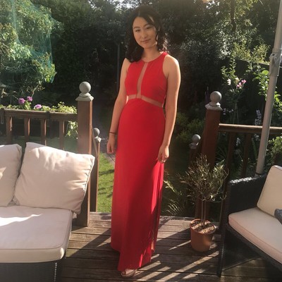 coast red maxi dress