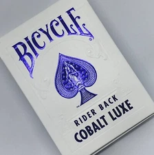 Bicycle Metalluxe Cobalt (Blue) Playing Cards -Brand New Sealed Deck - Version 1
