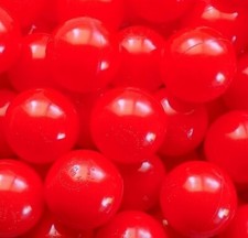 Pack of 400 Primary-Red Colored Jumbo 3" Size Commercial Grade Balls