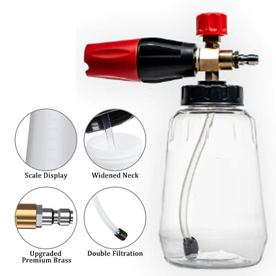 #ad #ad Soap Foam Cannons with 1 4 Inch Quick Connector Nozzle Car Wash Foam Blaster $30.99