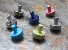 Titanium Alloy Hand Twisting Spinning Top Gyro Gyroscope Ceramic Bead Gyro Toy