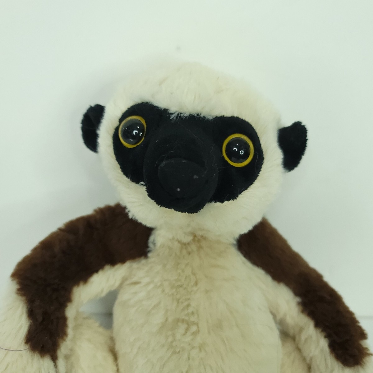 Ganz Webkinz Sifaka Lemur Plush Brown White Stuffed Animal Toy 8