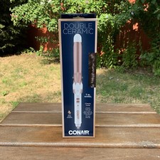 Conair Double Ceramic Curling Iron 1" Barrel Classic Curls 30 Settings