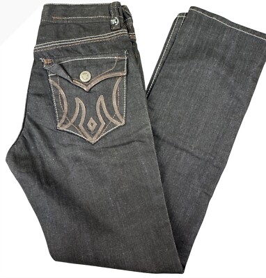 Mens Slim Straight Dark Wash Jeans By MEK DNM St. Petersburg Size W31/L34 Cotton
