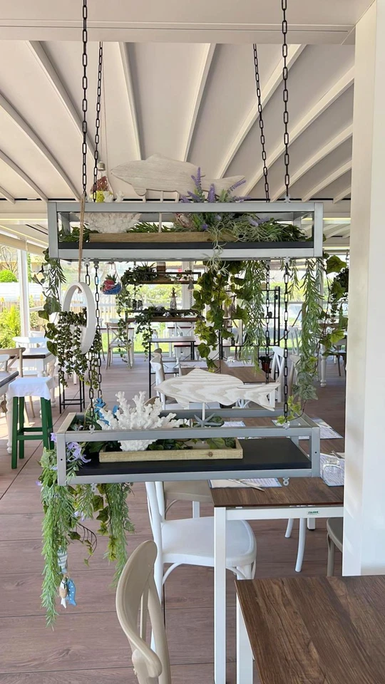 Estante Flores Colgante Techo De Con Cadenas Flores Jardín Vertical Cocina - Imagen 2 de 4