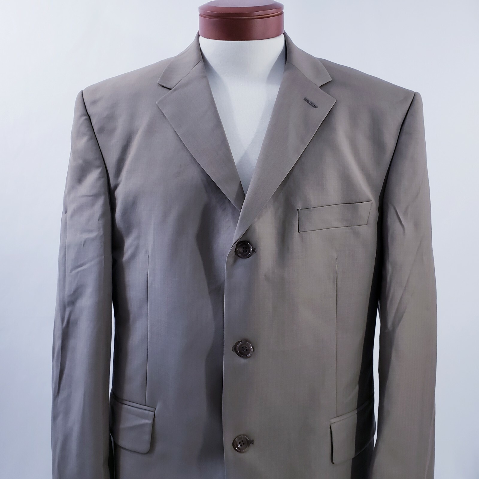 Giacca tuta blazer uomo Alexandre London 40S marrone singola ventilazione Savile fila lana