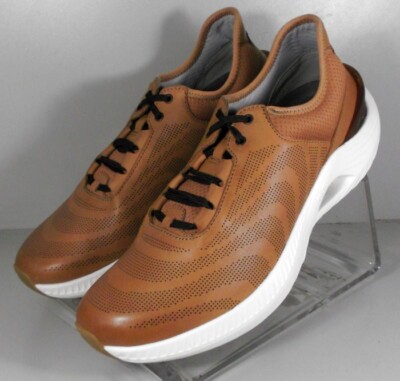 259332 SP50 RT1-LUXE MEN'S SHOES SIZE 9 M TAN LEATHER LACE UP JOHNSTON & MURPHY