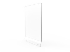 Acrylic Sign Holder Clear Header 8.5x11 Suggestion Box Mount Graphic Holder