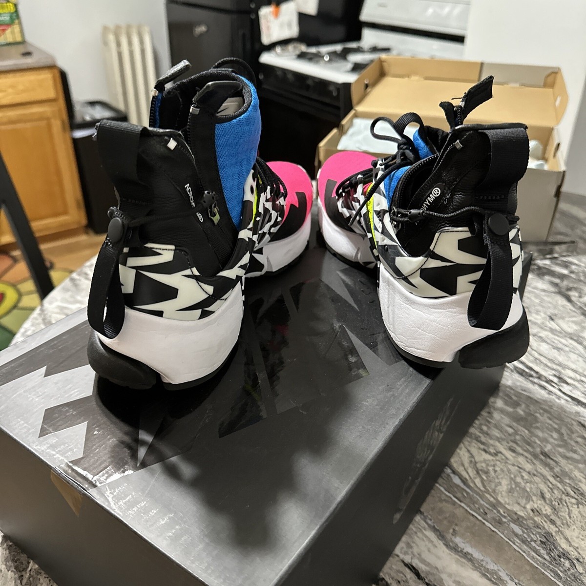 Size 11 - Nike Acronym x Air Presto Mid Racer Pink 888407200175| eBay