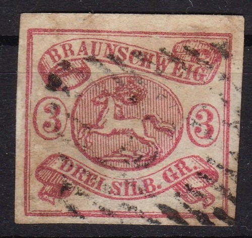 == Ad Braunschweig Mi. 12 Aa Stamped Kat.