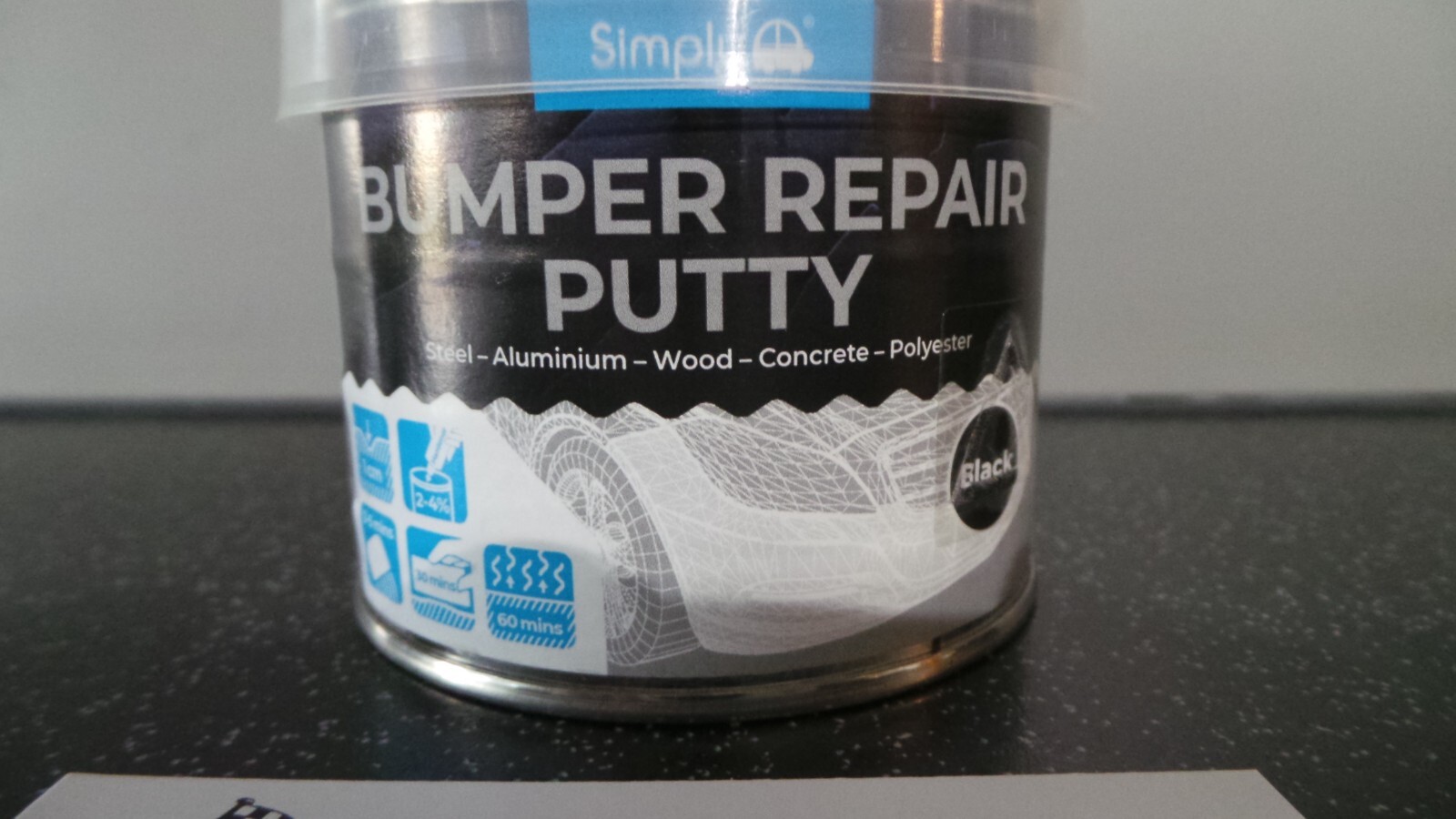 Plastic Bumper Repair Filler Fix Elastic Easy To Sand 250g Remains