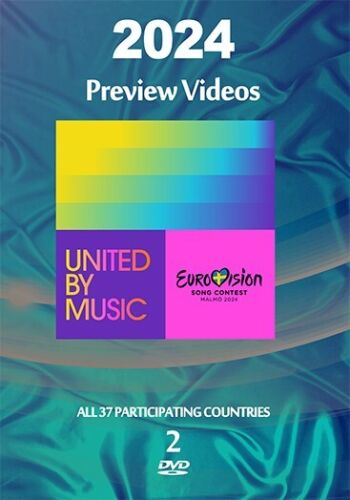 Eurovision 2024 Preview Videos 2-DVD Set - Zdjęcie 1 z 1