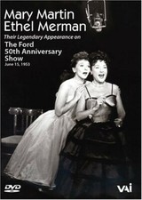 Mary Martin & Ethel Merman: The Ford 50th Ann Show (DVD, 1953) DISC LOOKS GREAT