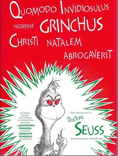 Quomodo Invidiosulus Nomine Grinchus Christi Natalem Abrogaverit: How the Grinch - product listing photo