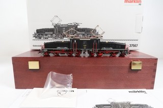 Märklin 37567 H0 Electric Locomotive Be 6/8 "SBB Crocodile" Black MFX Sound Mint Original Packaging