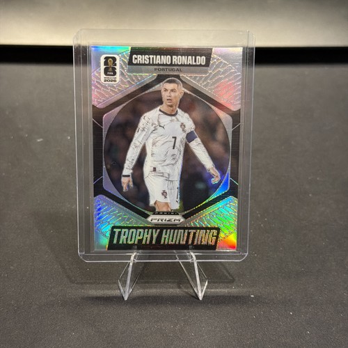 2026 Panini Prizm FIFA World Cup Cristiano Ronaldo Trophy Hunting Silver