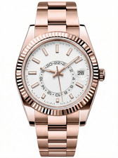 Sky Mod Rose Gold White Dial 41mm Automatic