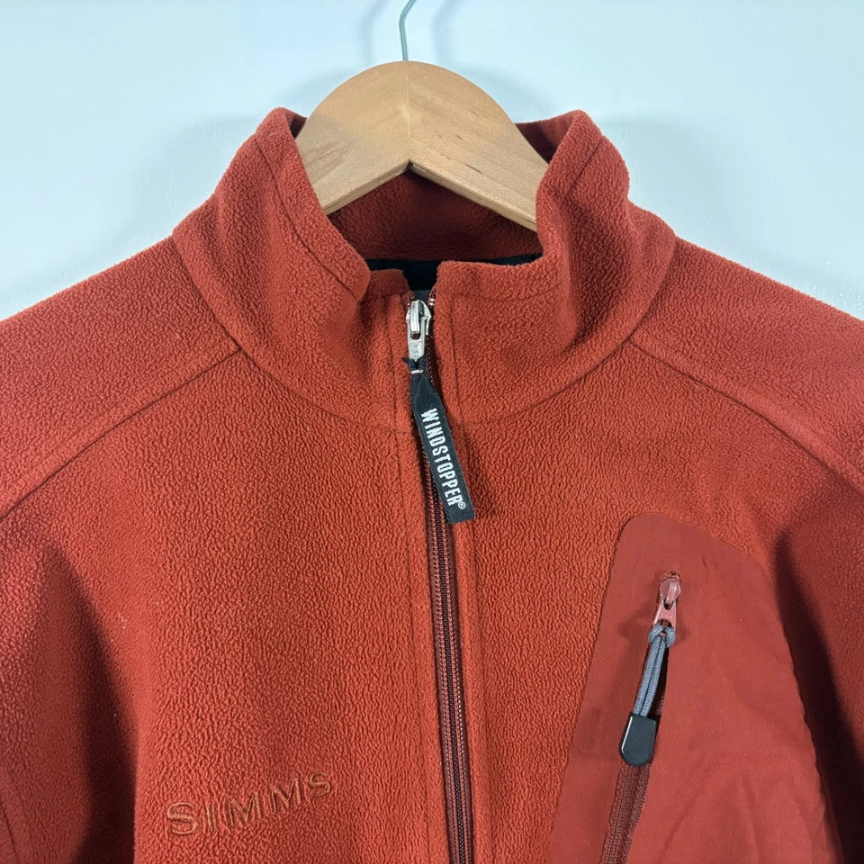 Simms Windstopper Jacket Womens Size M Red Full Zip Fishing - Image 2 of 4