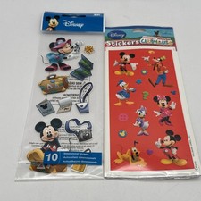 4 Sheets Disney Mickey Mouse Clubhouse Scrapbook Stickers Daisy Minnie Pluto
