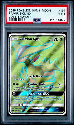 Virizion-GX graded PSA 9 for sale on eBay