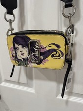 Marc Jacobs Snapshot Crossbody Bag Yellow Graphic Camera Bag