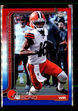 Isaiah Bond 2025 Topps Chrome Red White & Blue #341 - (142)