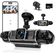 Dashcam Auto 4K 360 Grad Nachtsicht Parküberwachung WLAN