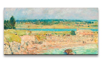 120x60cm Remaster Frederick Childe Hassam berühmtes Wandbild Bailey s Beach